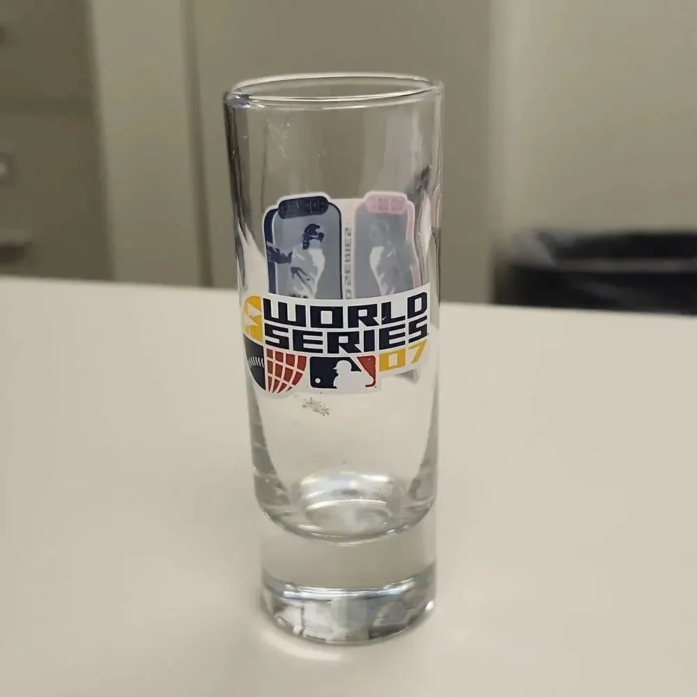 World Series 2007 Boston Red Sox Colorado Rookies Shot Glass